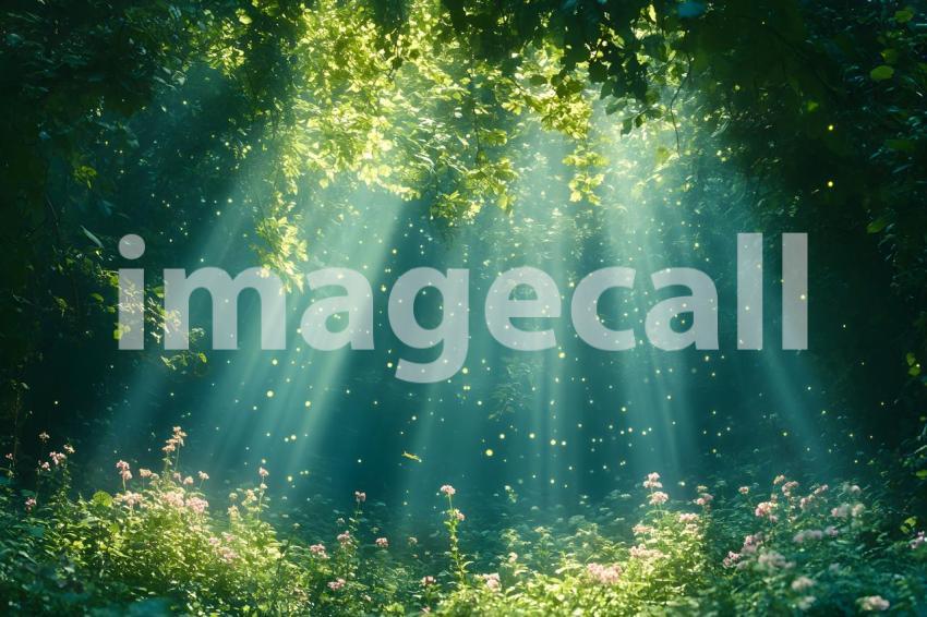 064 mystic fairy forest 65 backdrops b25146