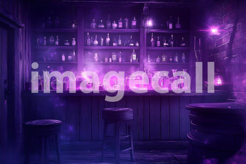 006 purple hued apothecary 15 backdrops b25097