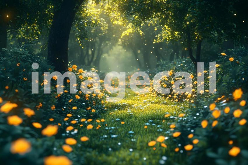 009 mystic fairy forest 65 backdrops b25146