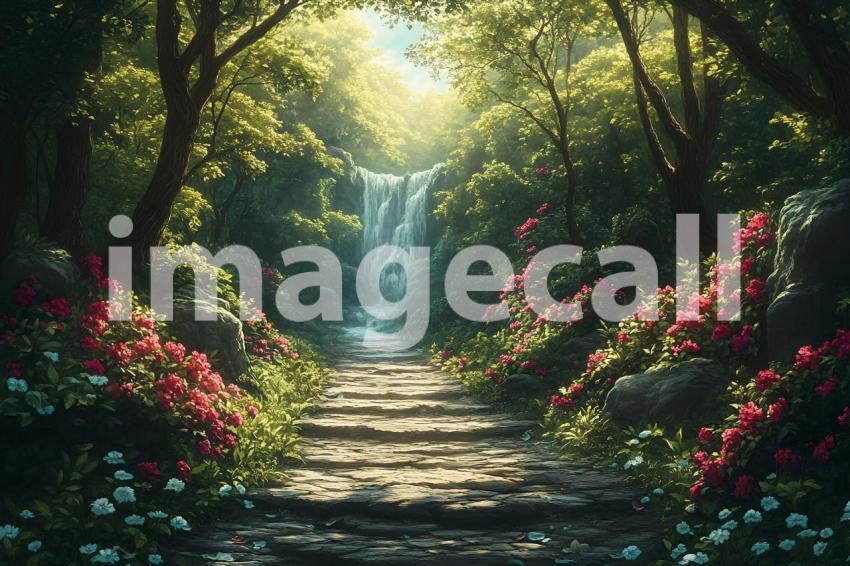 011 mystic fairy forest 65 backdrops b25146