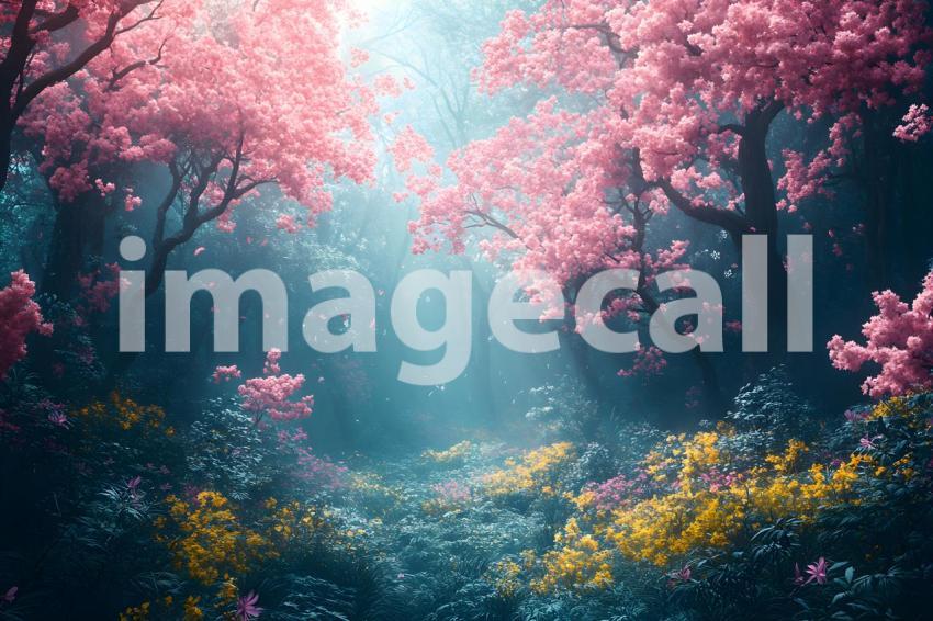 006 mystic fairy forest 65 backdrops b25146