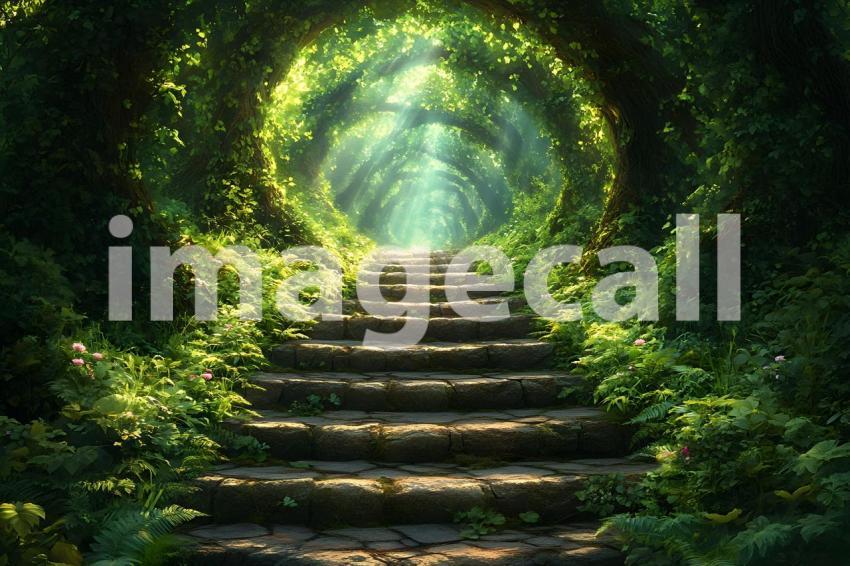 012 mystic fairy forest 65 backdrops b25146