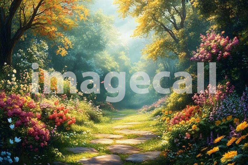 013 mystic fairy forest 65 backdrops b25146