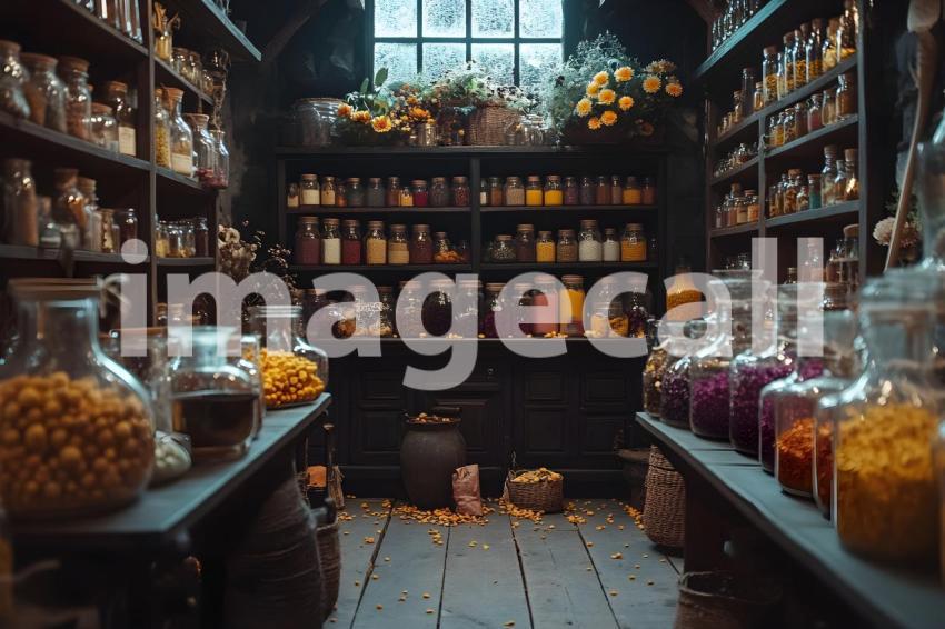 005 cinematic apothecary room 20 backdrops b25082