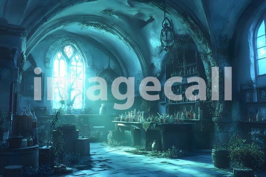 021 cinematic apothecary room 20 backdrops b25082