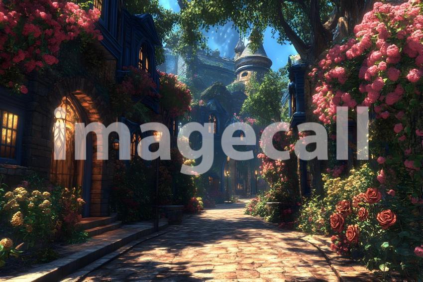 007 fantasy storybook scene 50 backdrops b25054