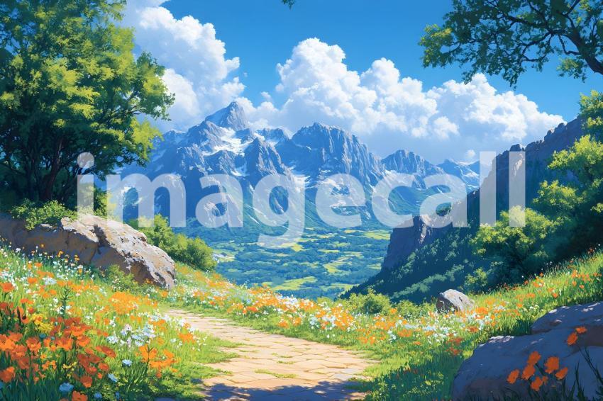 006 fantasy storybook scene 50 backdrops b25054
