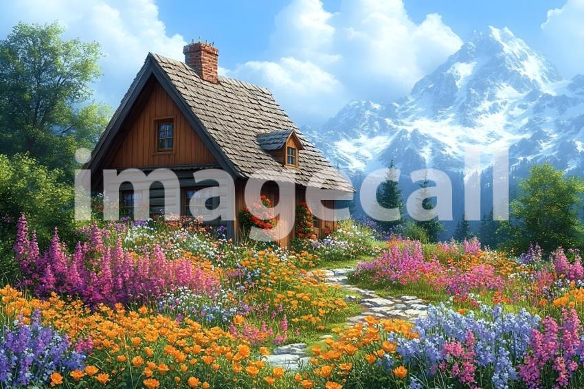 046 fantasy storybook scene 50 backdrops b25054