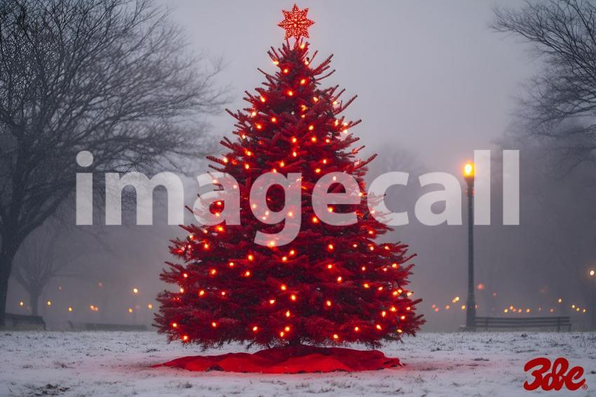 050 christmas park scene 65 backdrops b25088