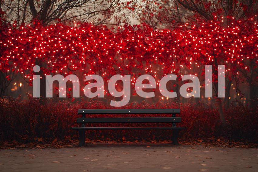 027 christmas park scene 65 backdrops b25088