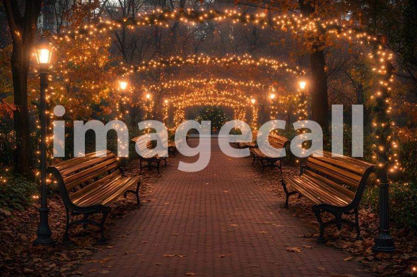 005 christmas park scene 65 backdrops b25088