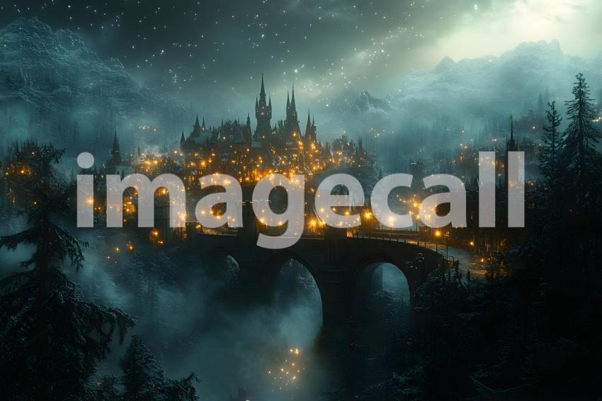 351 enchanted castle view 495 backdrops b25194