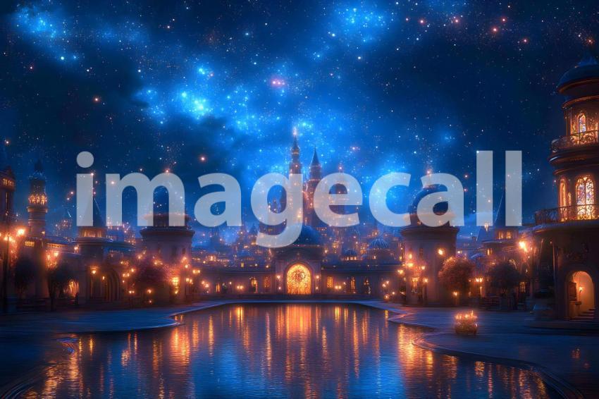 348 enchanted castle view 495 backdrops b25194