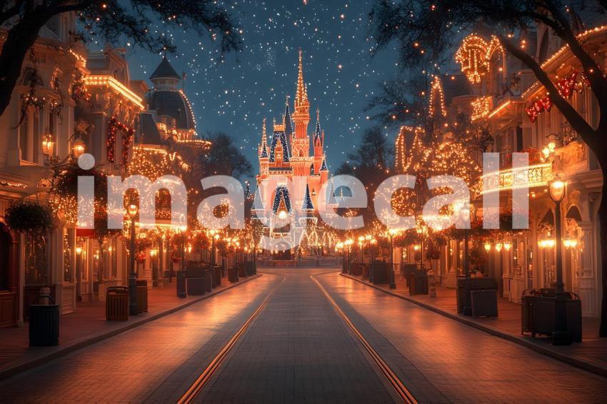 346 enchanted castle view 495 backdrops b25194