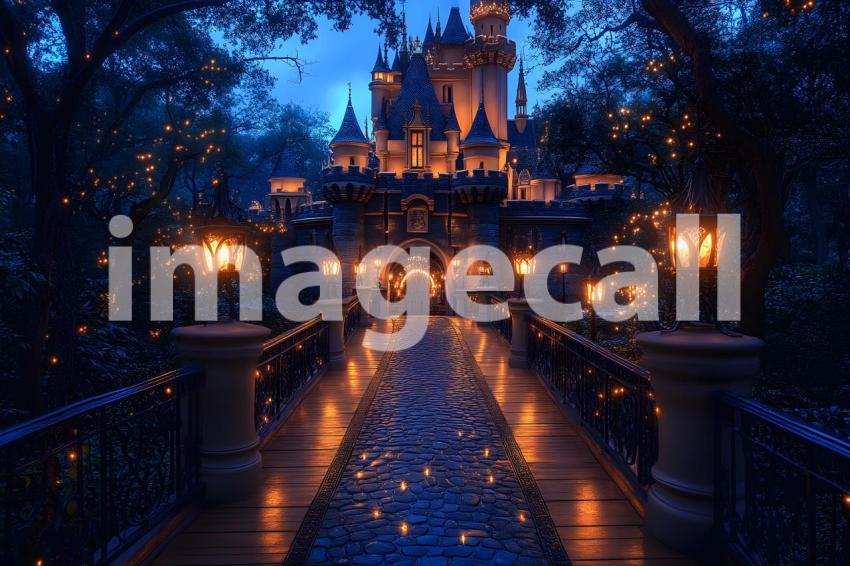 340 enchanted castle view 495 backdrops b25194