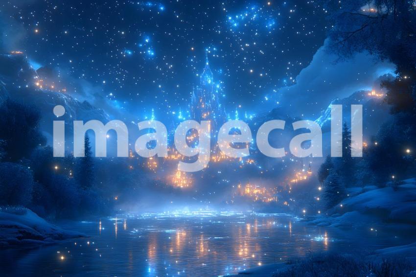 263 enchanted castle view 495 backdrops b25194