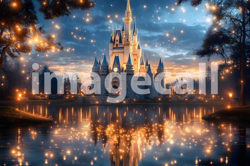 268 enchanted castle view 495 backdrops b25194