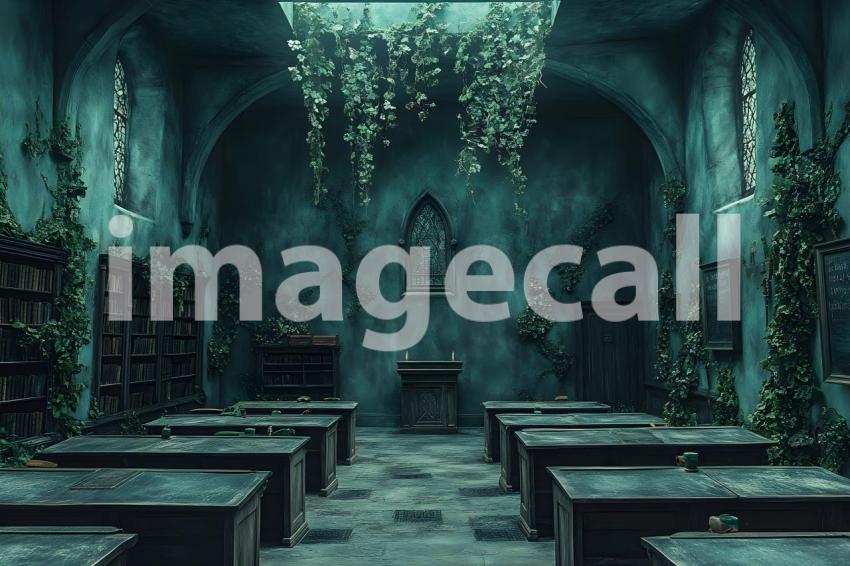 020 wizarding classroom 60 backdrops b25052