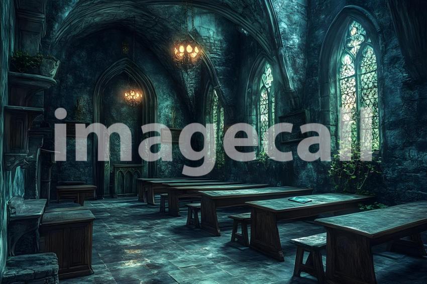033 wizarding classroom 60 backdrops b25052