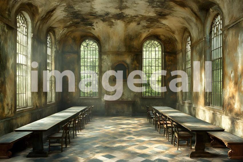 032 wizarding classroom 60 backdrops b25052