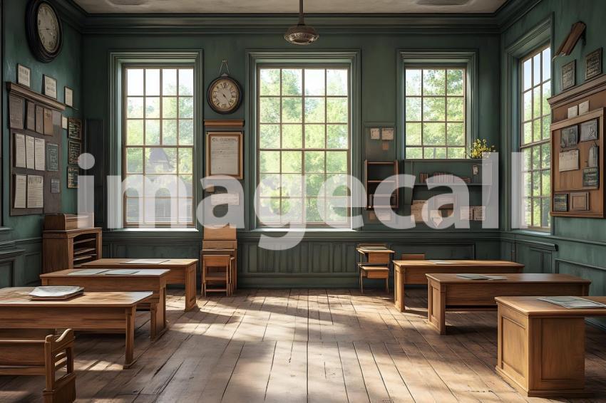 043 wizarding classroom 60 backdrops b25052