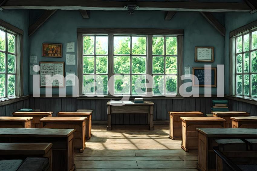 047 wizarding classroom 60 backdrops b25052