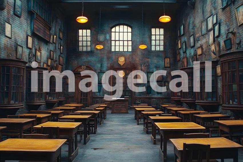 003 wizarding classroom 60 backdrops b25052