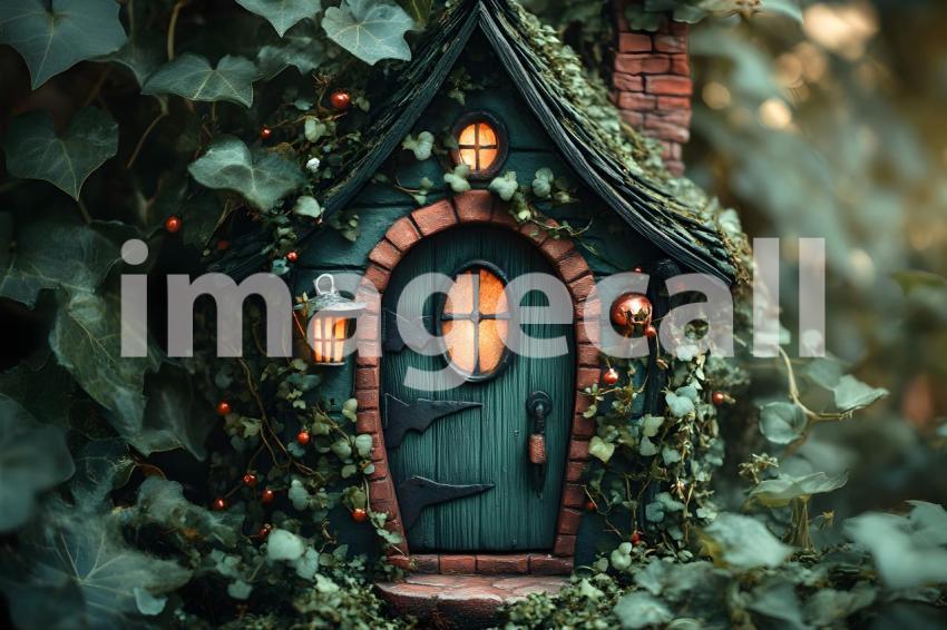 036 witch s hut 60 backdrops b25029