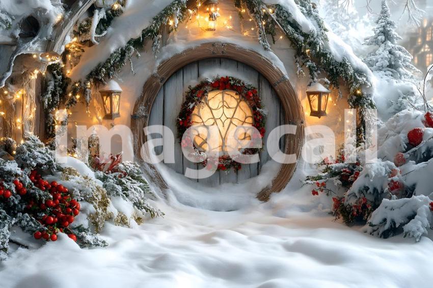 041 witch s hut 60 backdrops b25029