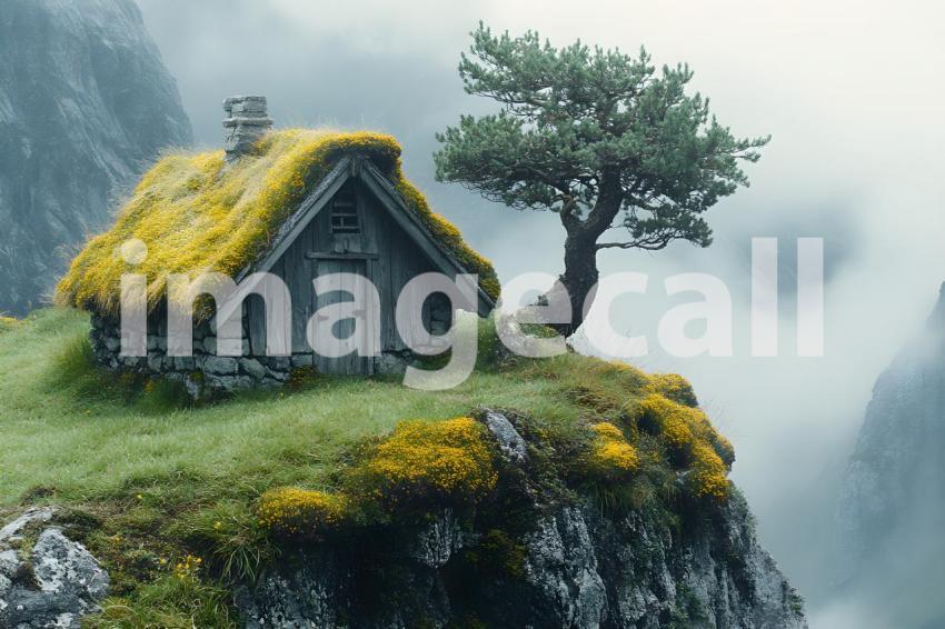 039 witch s hut 60 backdrops b25029