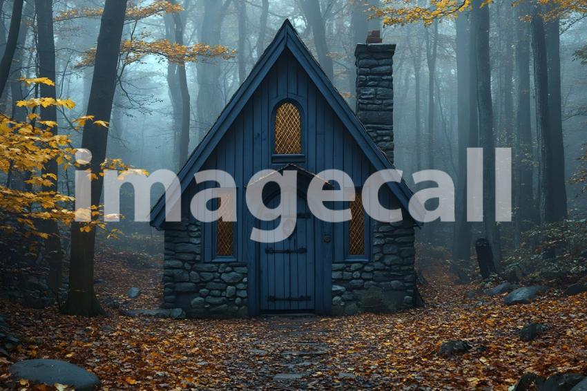 037 witch s hut 60 backdrops b25029