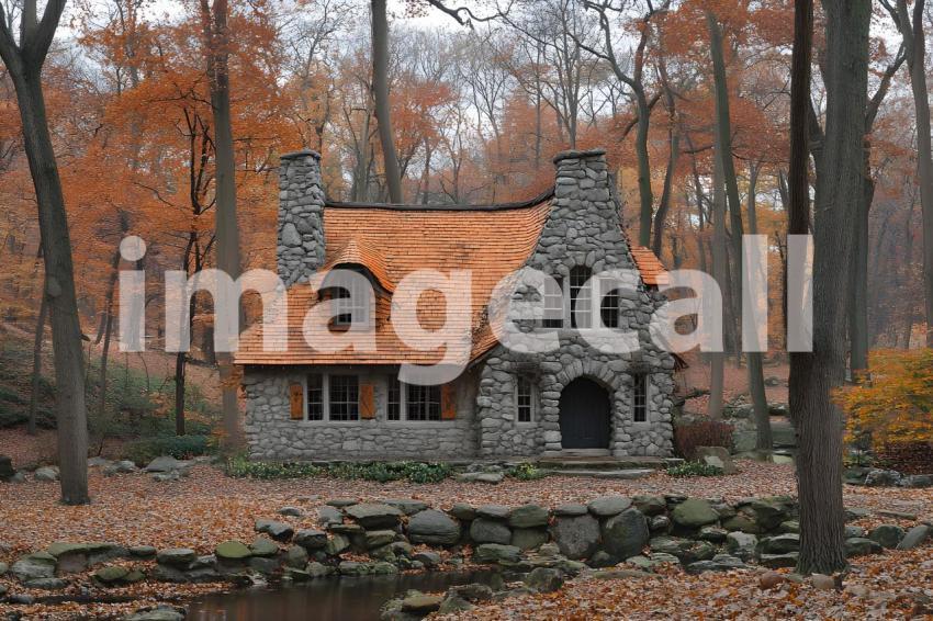 034 witch s hut 60 backdrops b25029