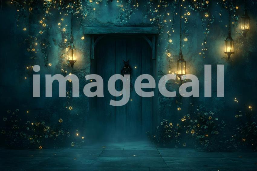 054 witch s hut 60 backdrops b25029