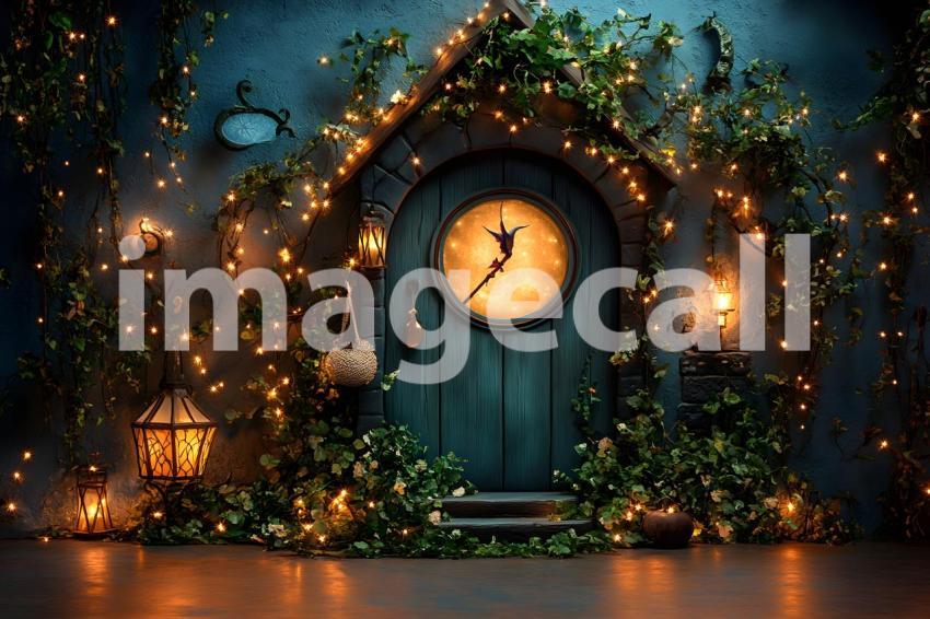 057 witch s hut 60 backdrops b25029
