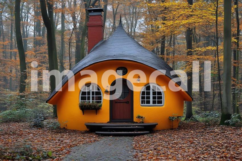 053 witch s hut 60 backdrops b25029