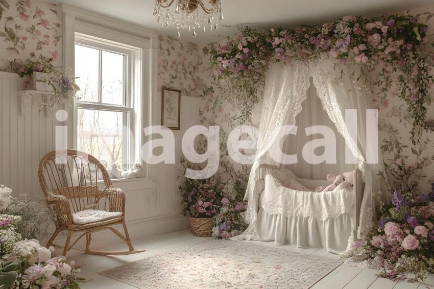 032 baby floral haven 30 backdrops bd25406