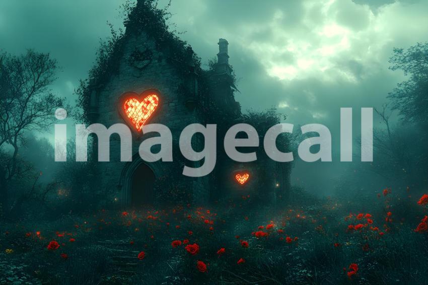 013 queen of hearts castle 35 backdrops bd25548