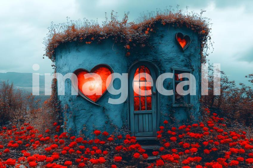 010 queen of hearts castle 35 backdrops bd25548