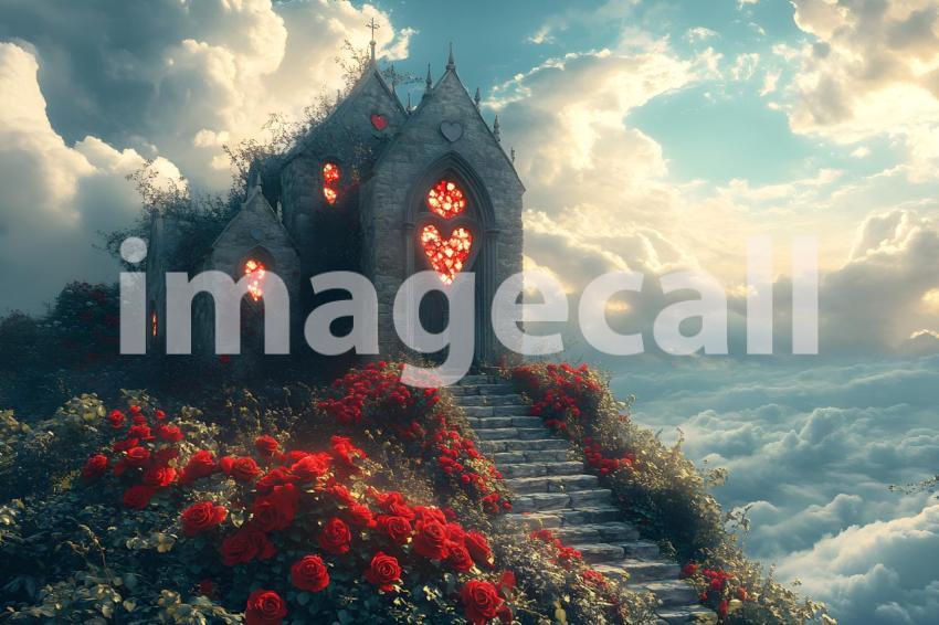 022 queen of hearts castle 35 backdrops bd25548