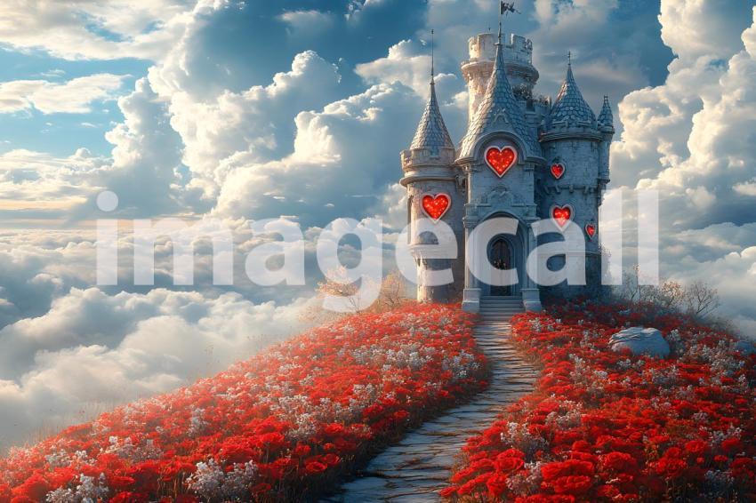 025 queen of hearts castle 35 backdrops bd25548