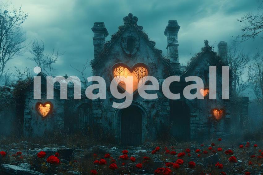 024 queen of hearts castle 35 backdrops bd25548