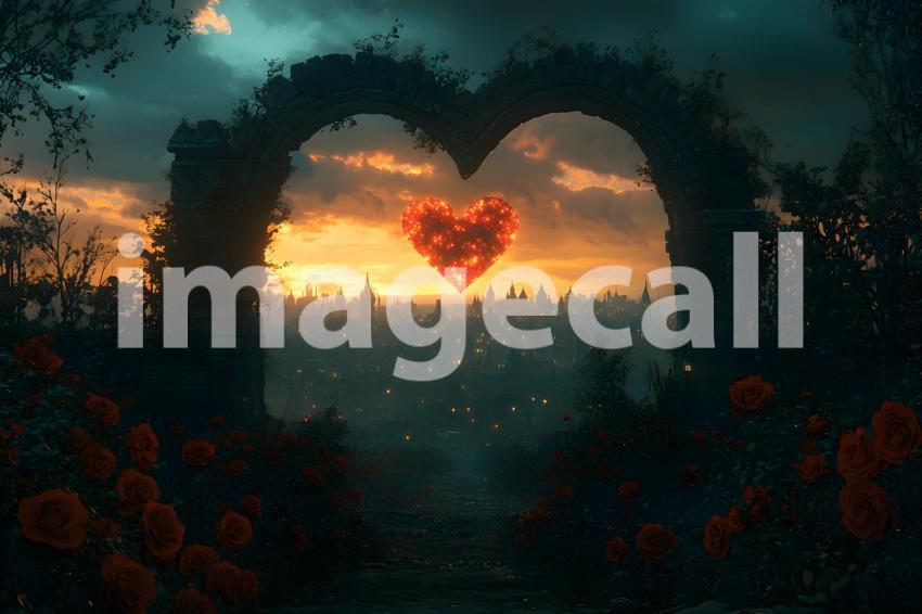 036 queen of hearts castle 35 backdrops bd25548