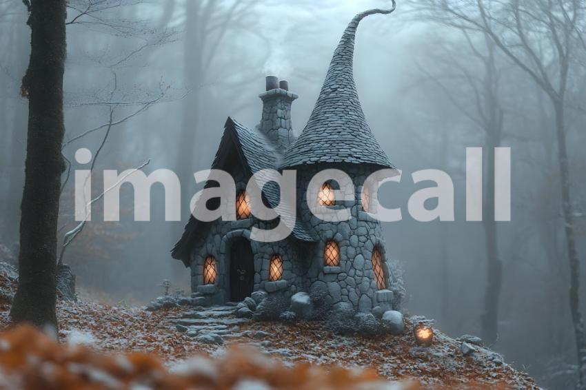 010 witch s hut 60 backdrops b25029