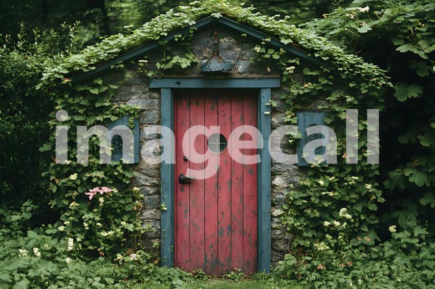 020 witch s hut 60 backdrops b25029