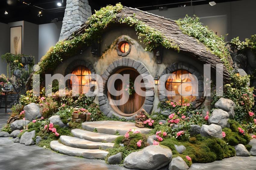 032 witch s hut 60 backdrops b25029