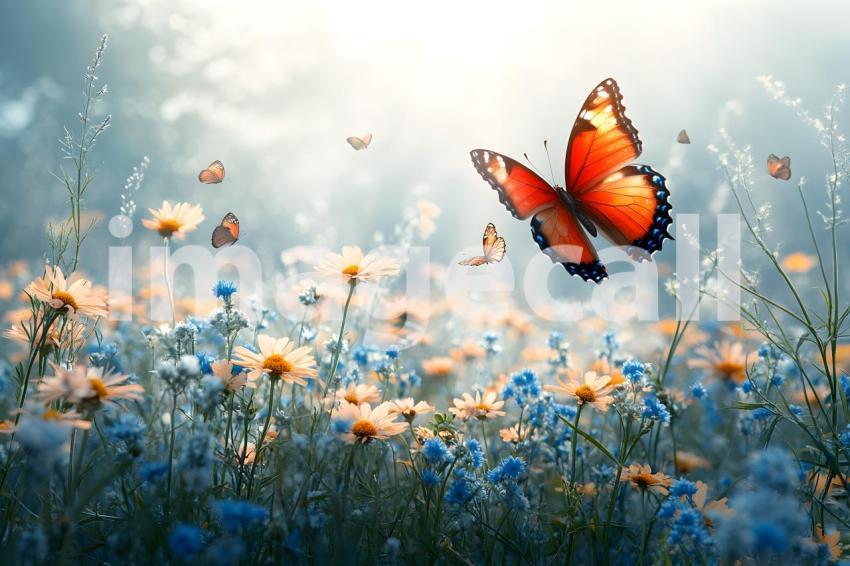009 butterfly meadow 20 backdrops bd25423