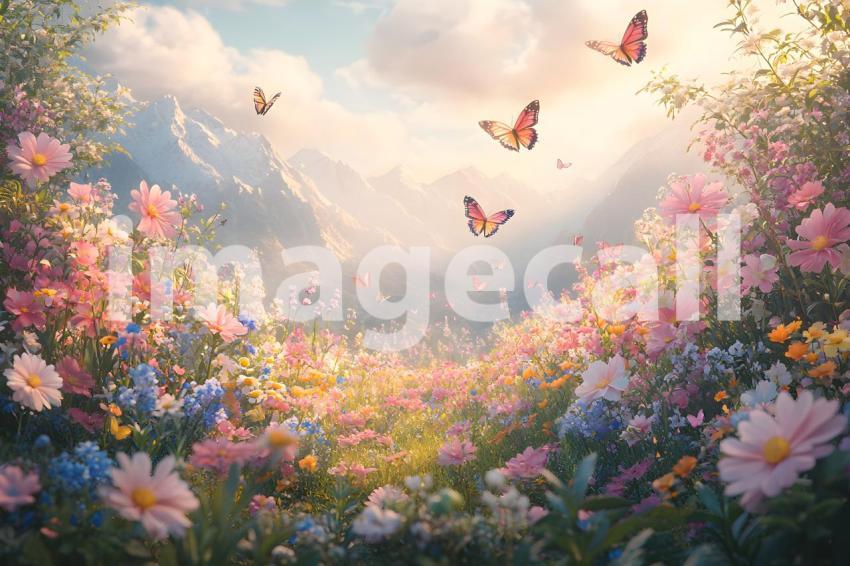 022 butterfly meadow 20 backdrops bd25423