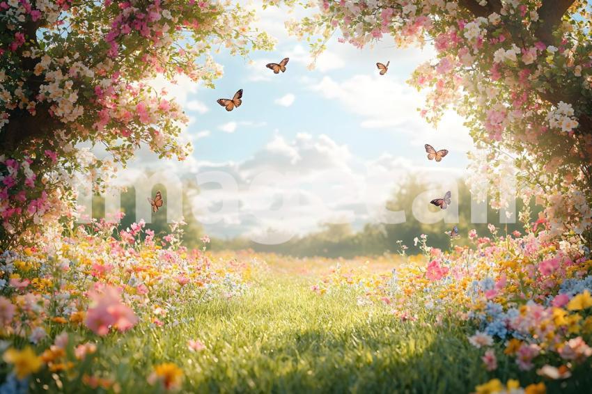 015 butterfly meadow 20 backdrops bd25423