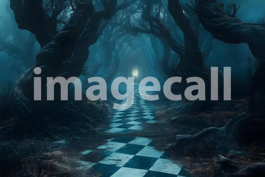 014 checkered garden path 30 backdrops bd25433