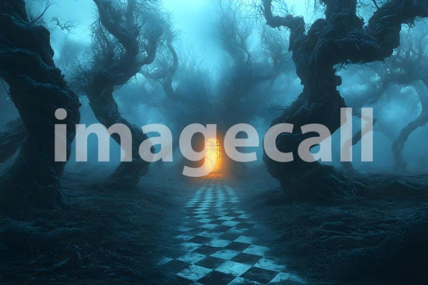 017 checkered garden path 30 backdrops bd25433